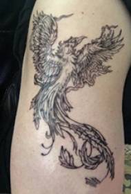 Татуировка феникс ученик рука на татуировке феникс картинка
