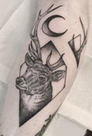 Art deer tattoo mukomana mukomana pamusoro art deer tattoo mufananidzo