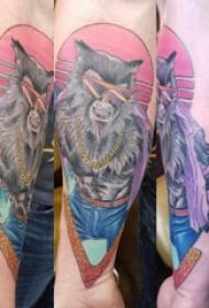 Gorilla tatovering gorilla tatovering billede på drengens arm