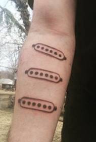 Mano tatuaggio piccolo modello ragazzo braccio minimalista piccolo modello tatuaggio immagine