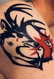 Foto di tatuaggio di alce foto di tatuaggio di alce braccio braccio studente maschio
