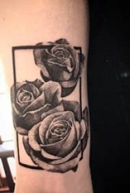 Mga Artikulo sa Europa ug Amerikano nga Rose tattoo sa Geometric ug Rose Tattoo Pictures