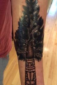 Hayat ağacı dövme deseni okul çocuğu kol ağacı totem dövme resmi