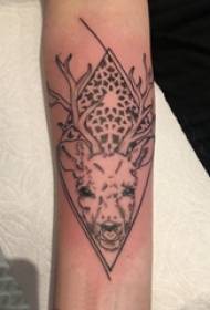 Aarm Tattoo Bild Jong Aarm op rhombus an Elk Tattoo Bild