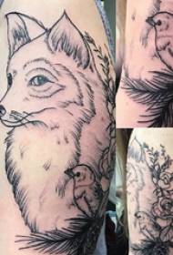 Мала животно тетоважа машки студент рака мала животно слика тетоважа слика