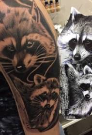 Baile animal tatuagem masculino estudante braço pequeno animal tatuagem imagem