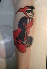 Klovn tetovaža djevojka slatka klaun tetovaža slika na ruku