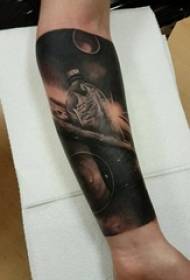Tato abu-abu hitam siswa laki-laki tato lengan tato hitam abu-abu gambar
