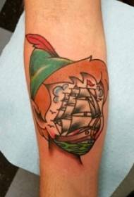 Gambar Tatu Sailing Boat Tatu Katrangan Tattoo Sailing Tattoo Gambar