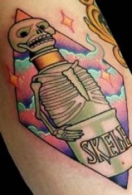 Roboto tatuiruotė, vyro rankos, roboto tatuiruotės paveikslėlis