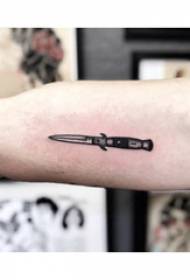 Европска и америчка бодеж тетоважа мушки студент слика руку бодеж тетоважа слика