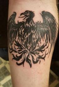 Tattoo Fire Phoenix Boys Arms sa Black Phoenix Tattoo Larawan