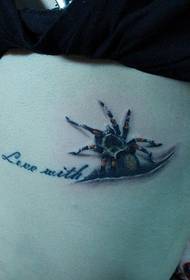 Musikana kumashure peeling spider tattoo maitiro