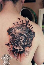 Zadné tetovanie pinzety zdieľajú tetovania