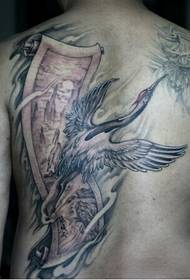 boys look good looking crane landscape tattoo picture Xin