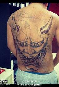 Tatuaje cara feroz 牙 般