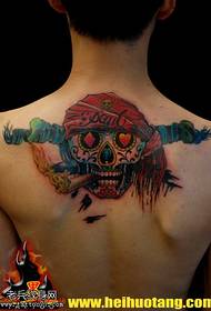 pirate watercolor poker chigaza tattoo dongosolo