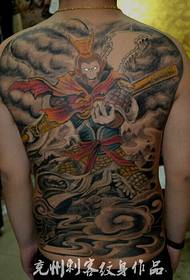 nyuma sana utu mungu Buddha tattoo mfano ilipendekeza picha
