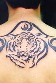 back super-atmospheric totem tattoo