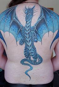 un tatouage de dragon de la personnalité du dos