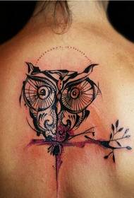 рекомендованная картина татуировки совы
