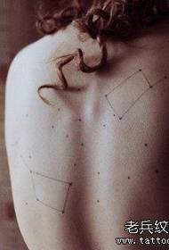 Piccoli tatuaggi di totem semplici con la schiena fresca