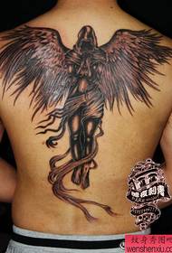Model de tatuaj înapoi moarte - model de tatuaj Huainan întunecat tatuaj