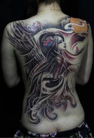 budak lalaki klasik gambar corak tato kageulisan anu éndah