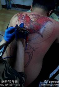 Weifeng Domineering Red Dragon Tattoo Tsarin Haraji