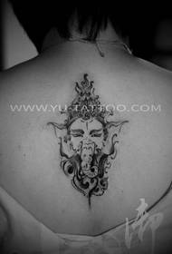 женски грб како тетоважа на бог