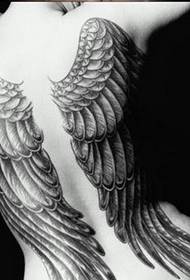 hatsarana tsara tarehy anjely wing tattoo sary