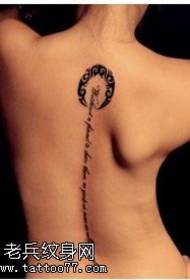 modello di tatuaggio simbolo prepotente