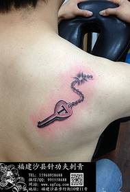Tatuaj de cuplu - cheie cu tatuaj de blocare