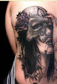 immagine consigliata per il modello di tatuaggio con maschera posteriore personalizzata