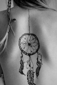 back beautiful beautiful dream net Tattoo