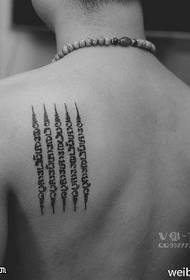 misterioso patrón de tatuaje de tatuaje tailandés