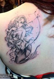 Tattoo show, recommend a back mermaid tattoo