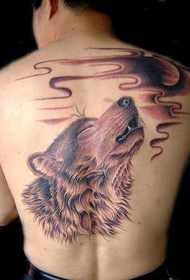 gambar tato kepala serigala kembali