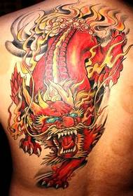 klompok domineering desain tato unicorn