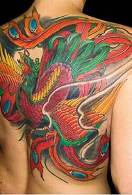 budak lalaki balik gambar warna HD tato phoenix ultra