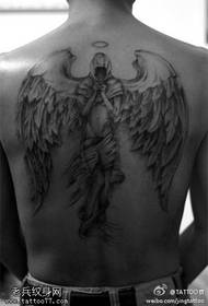 წმინდა ესთეტიკური ანგელოზის ტატუირების ნიმუში