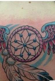 indietro bella foto tatuaggio acchiappasogni