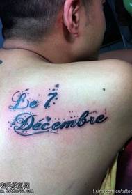 modello di tatuaggio lettera cool cool bello