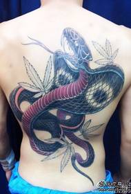 Mchoro wa Tatoo la Nyoka: Mfano wa Tatoo la Nyoka