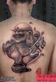 Ang litrato sa lawas sa likod nga tattoo gipaambit sa museyo sa tattoo