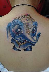 wasichana nyuma nzuri nzuri tembo tatoo picha