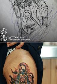 Супер красивая акварель Anus татуировки