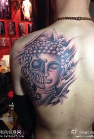 pattern ng back god at magic tattoo