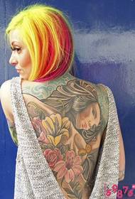immagine di bellezza tatuaggio di personalità personalità moda foto