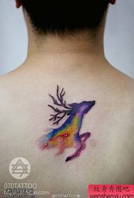 Il miglior tatuaggio ha raccomandato un tatuaggio di antilopi stella posteriore